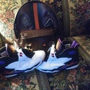 Coach bookbag and retro 8s
